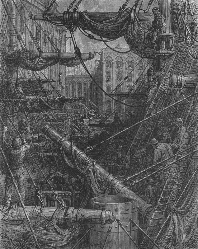 Telakan sisätilat tekijältä Gustave after Dore
