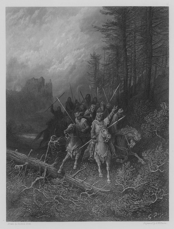 Ritareiden edistyminen tekijältä Gustave after Dore
