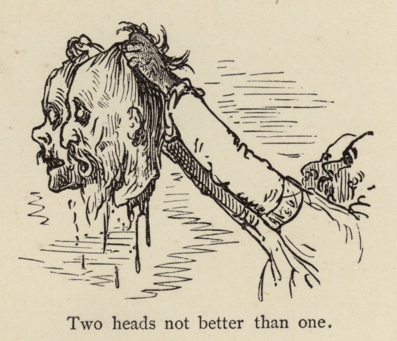 Kaksi päätä ei ole yhtä parempi tekijältä Gustave after Dore