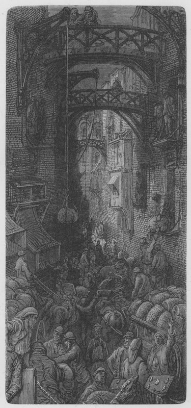 Vilkas katu tekijältä Gustave after Dore