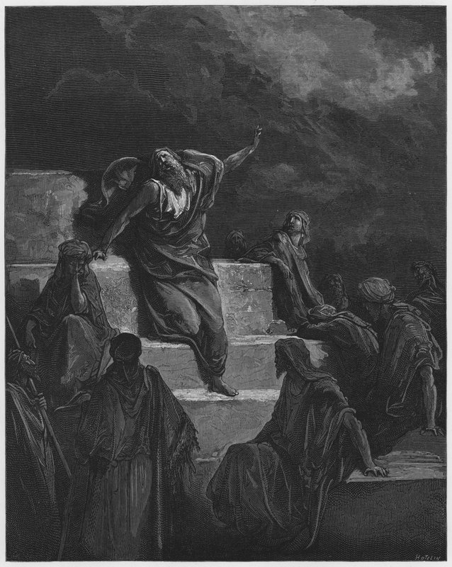 Gustave Dore Raamattu: Jeremia (kaiverrus) tekijältä Gustave Dore