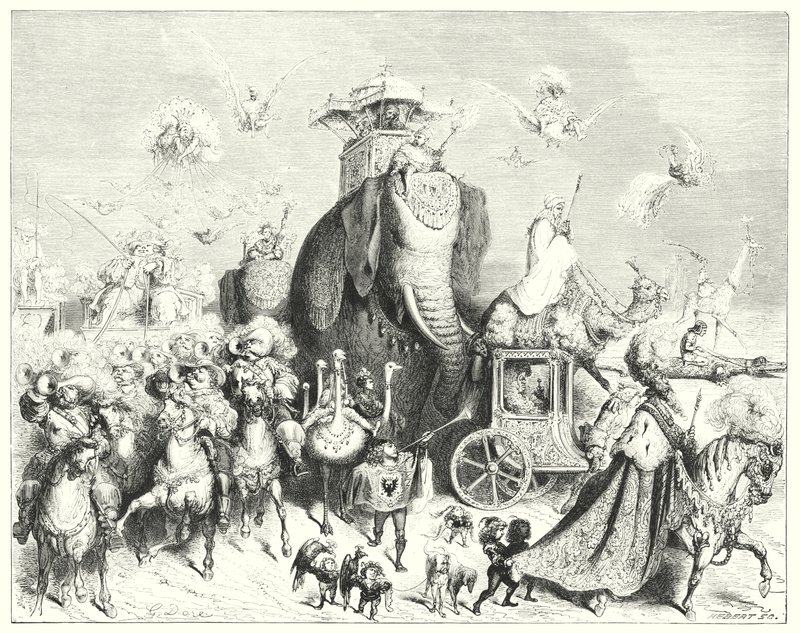 Aasin iho; Aasin iho (kaiverrus) tekijältä Gustave Dore