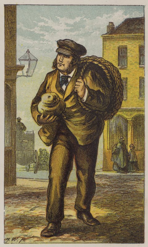 Baker (väri litho) tekijältä H.W. (after) Petherick
