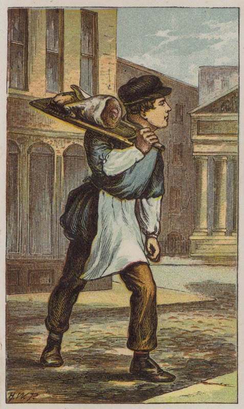 Butcher Boy (väri litho) tekijältä H.W. (after) Petherick
