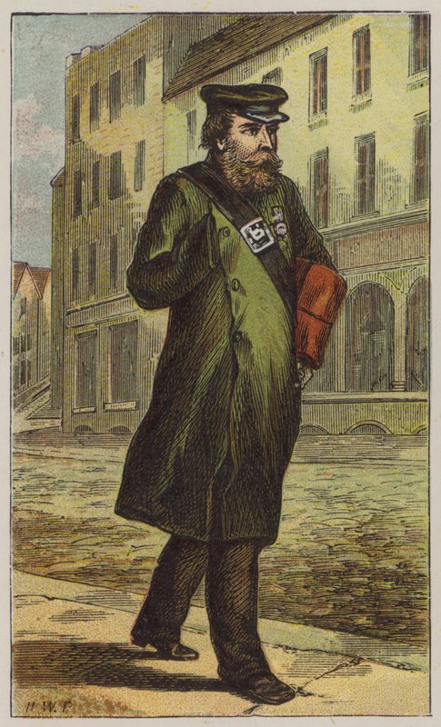 Komissaari (väri litho) tekijältä H.W. (after) Petherick