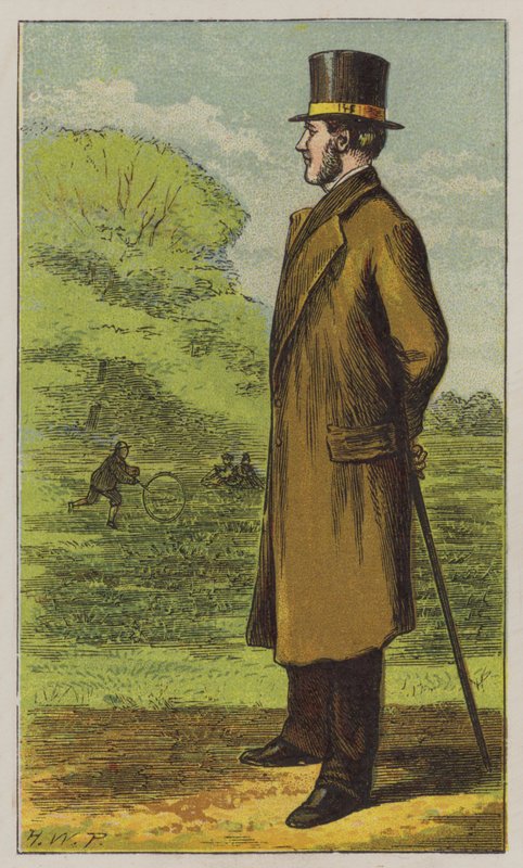 Park Keeper (värinen lito) tekijältä H.W. (after) Petherick