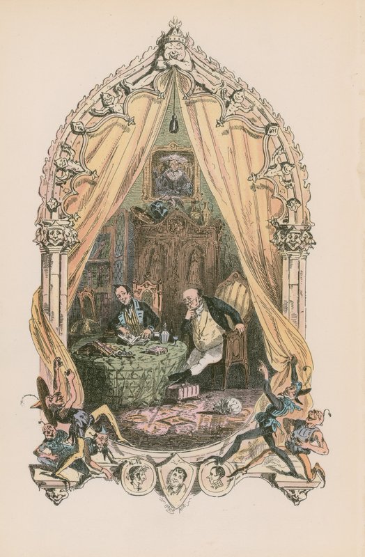 Kuvitus Pickwick Papersille tekijältä Hablot Knight Browne