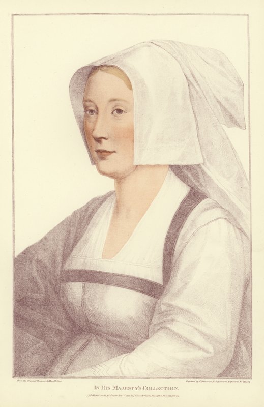 Anonyymi nainen (akvatintta) tekijältä Hans Holbein der Jüngere