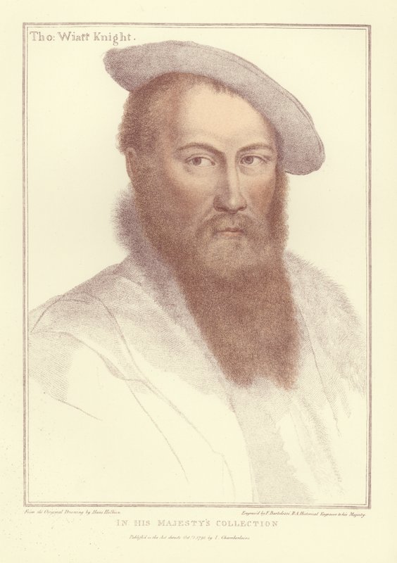 Sir Thomas Wyatt (akvatintti) tekijältä Hans Holbein der Jüngere