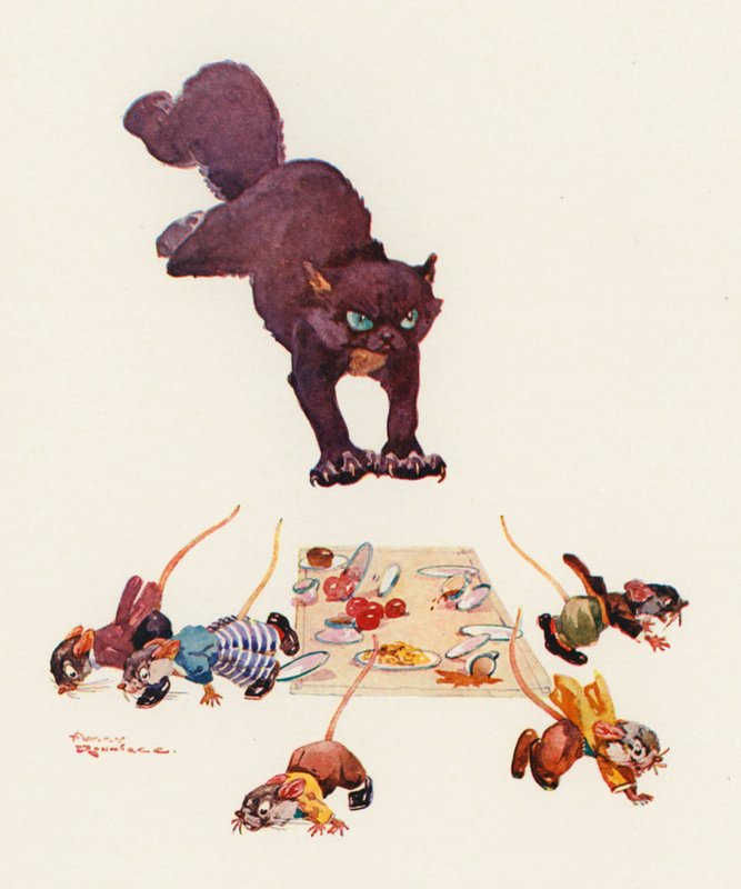Hiirten komitea (väri litho) tekijältä Harry Rountree