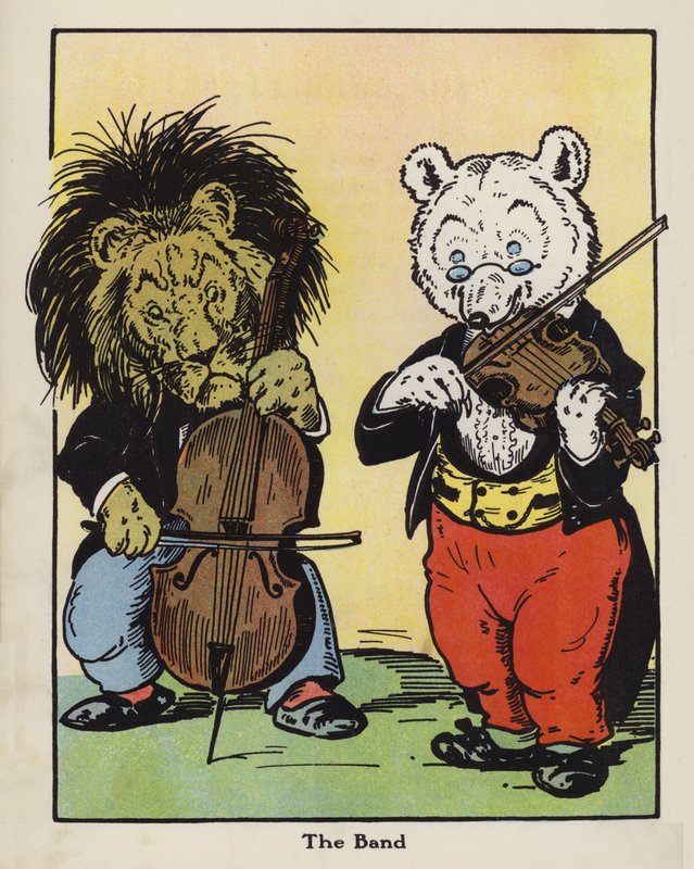 The Band (väri litho) tekijältä Harry B Neilson