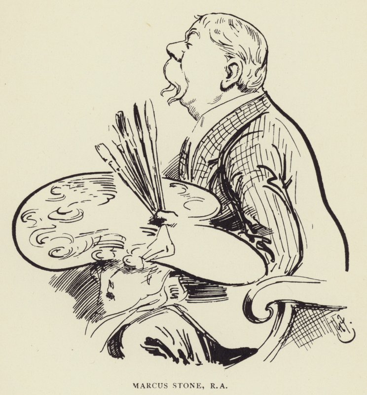 Marcus Stone, RA tekijältä Harry Furniss
