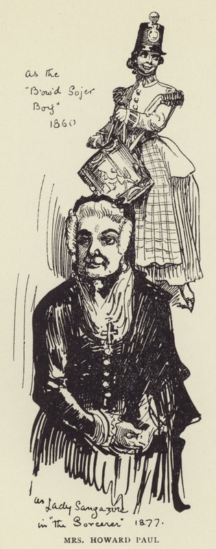 Rouva Howard Paul tekijältä Harry Furniss