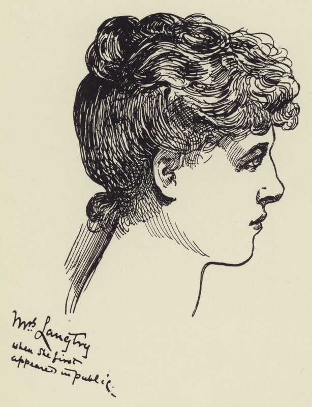 Rouva Langtry tekijältä Harry Furniss