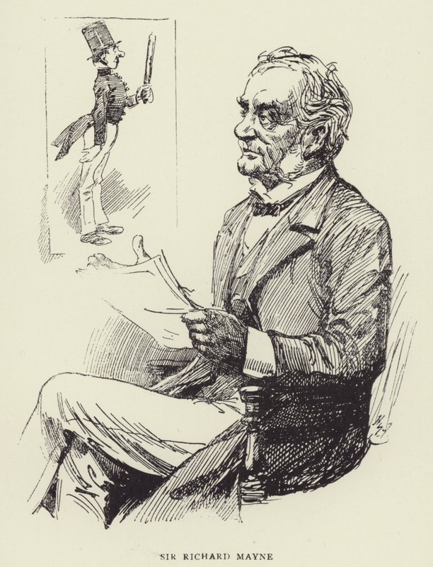 Sir Richard Mayne tekijältä Harry Furniss