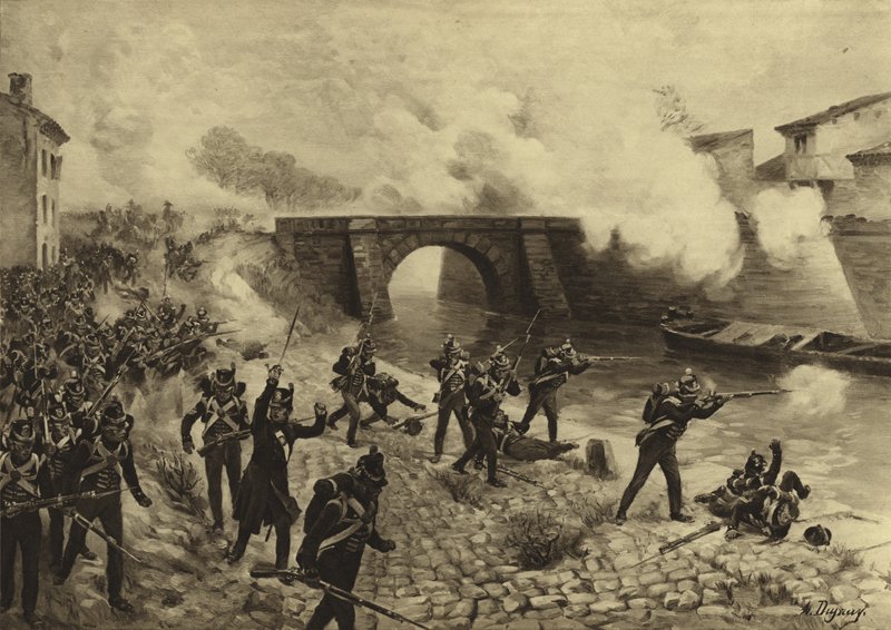 Toulousen taistelu, 1814 (syväpaino) tekijältä Henri Louis Dupray