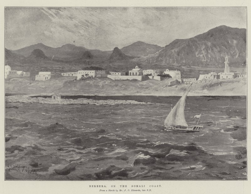 Berbera, Somalian rannikolla tekijältä Henry Charles Seppings Wright