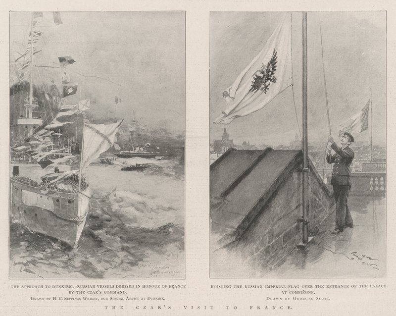 Tsaarin vierailu Ranskaan tekijältä Henry Charles Seppings Wright