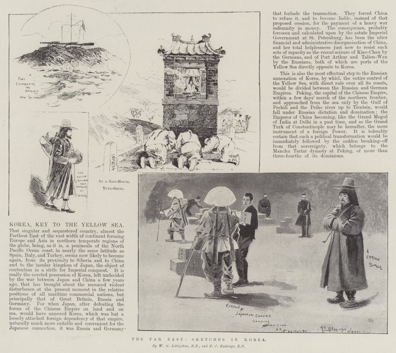 Kaukoitä, luonnoksia Koreassa tekijältä Henry Charles Seppings Wright