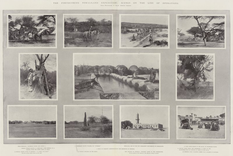 Tuleva Somalimaan retkikunta, kohtauksia operaatioiden linjalla tekijältä Henry Charles Seppings Wright