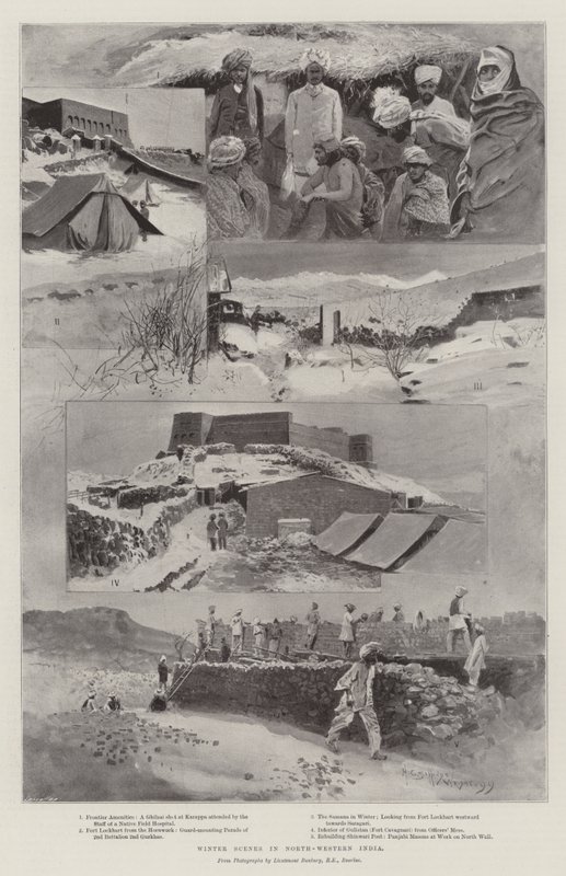 Talvimaisemia Luoteis-Intiassa tekijältä Henry Charles Seppings Wright