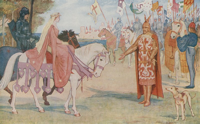 Lancelot tuo Gueneveren Arthurin luo tekijältä Henry Justice Ford