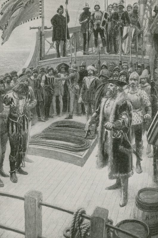 Magellan kukistaa kapinan tekijältä Henry Marriott Paget