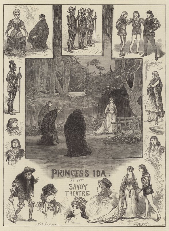 Prinsessa Ida Savoy-teatterissa tekijältä Henry Stephen Ludlow