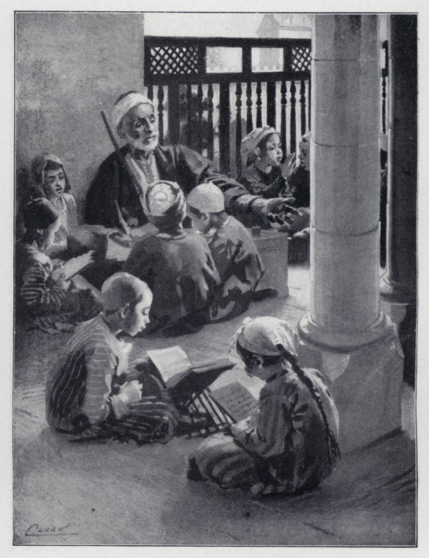 Itäinen koulumestari (litho) tekijältä Henry Andrew Harper