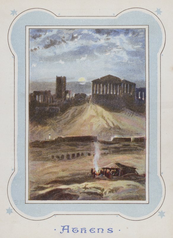 Ateena (chromolitho) tekijältä Henry Andrew Harper