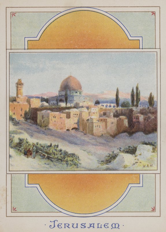 Jerusalem (chromolitho) tekijältä Henry Andrew Harper