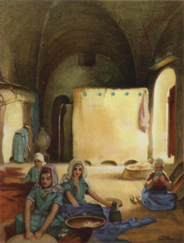 Talonpoikien koti Siloamissa (väri litho) tekijältä Henry Andrew Harper