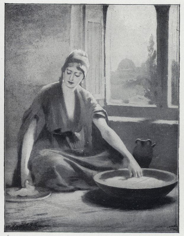Hapatuksen laittaminen jauhoon (litho) tekijältä Henry Andrew Harper