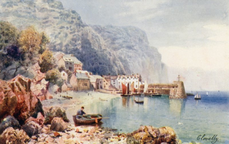 Clovelly (värilitro) tekijältä Henry B. (after) Wimbush