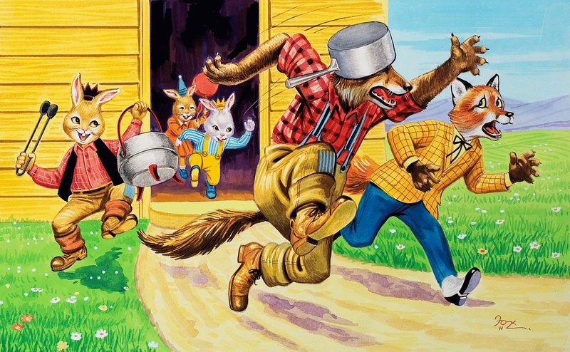 Brer Rabbit, ystävät ja kattilat tekijältä Henry Charles Fox