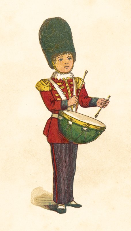 Pikku rumpalipoika (väri litho) tekijältä Henry Hetherington Emmerson