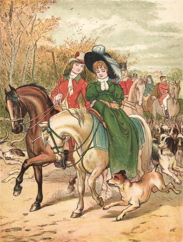 The Meet (väri litho) tekijältä Henry Hetherington Emmerson