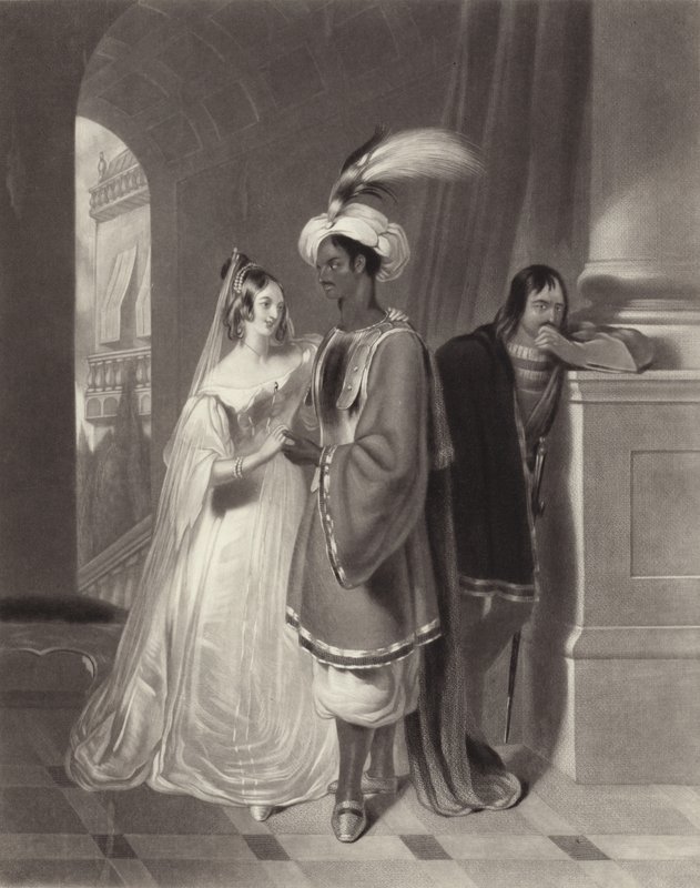 Othello ja Desdemona tekijältä Henry Liverseege