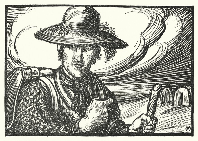 Matthew Arnold runo: The Scholar Gipsy (kaiverrus) tekijältä Henry Ospovat