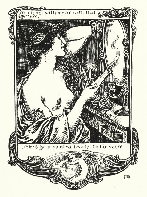 Shakespearen sonetit, Sonetti XXI (litho) tekijältä Henry Ospovat