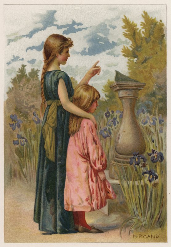 Tunti tunnilta (väri litho) tekijältä Henry Ryland
