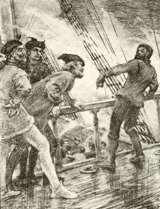 The Boatswain (syväpaino) tekijältä Henry Scott Tuke