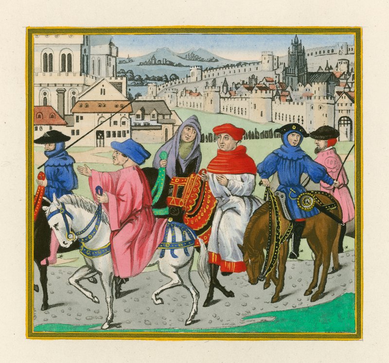 Canterburyn pyhiinvaellusmatka 1400-luvun lopulla tekijältä Henry Shaw