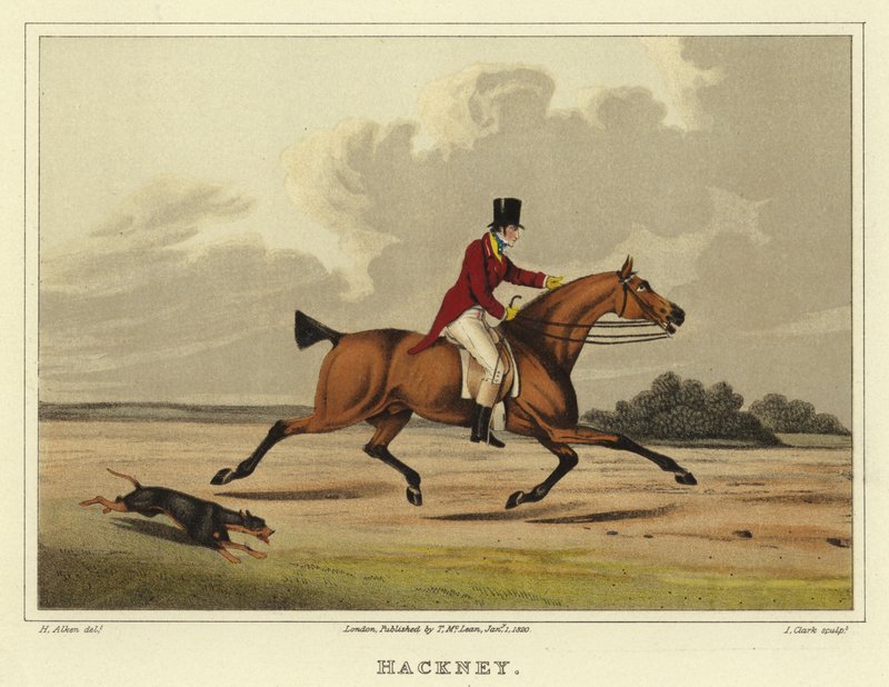 Hackney (chromolitho) tekijältä Henry Thomas Alken