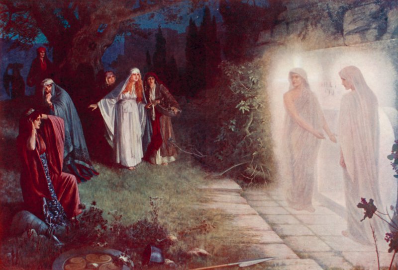 Ylösnousemuksen aamu tekijältä Herbert Gustave Schmalz