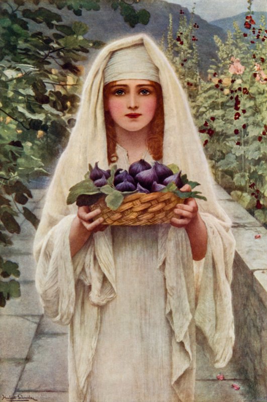 Lapsi Maria tekijältä Herbert Gustave after Schmalz