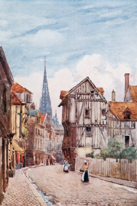 Rue St. Romain, Rouen tekijältä Herbert Menzies Marshall