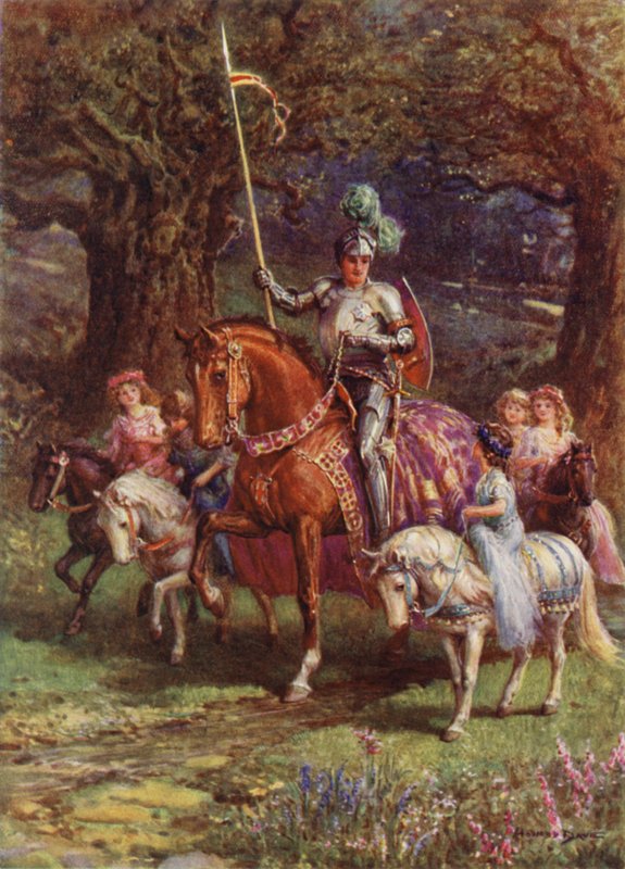 St Patrick of Ireland (väri litho) tekijältä Howard Davie