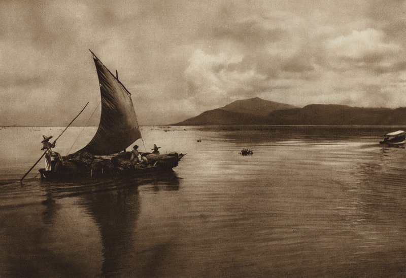 Meksiko: Chapala-järvi (s/w-kuva) tekijältä Hugo Brehme