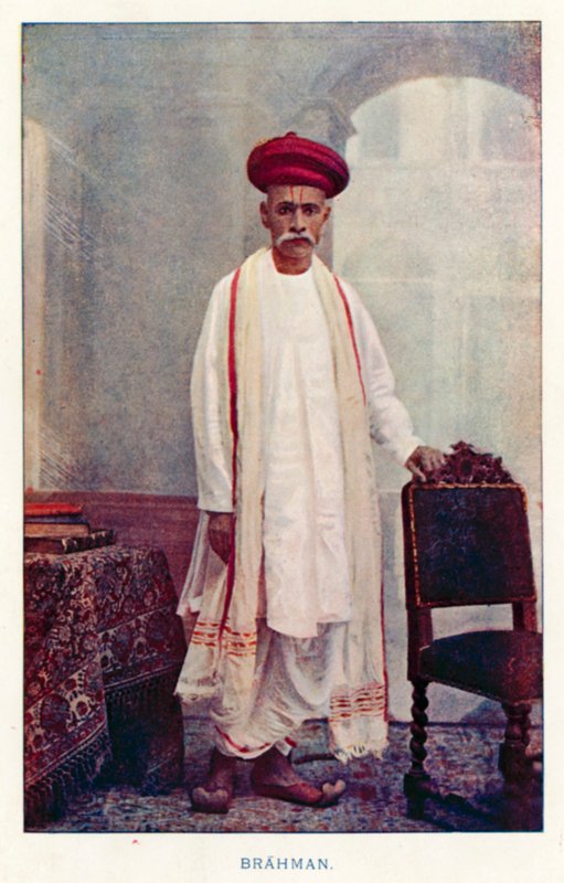 Intiaanit: Brahman (värillinen kuva) tekijältä Indian photographer